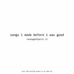 you can’t save me. - REVENGEOFPARIS