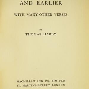 Without, not within her - Thomas Hardy