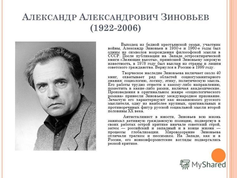 Александр Александрович Зиновьев